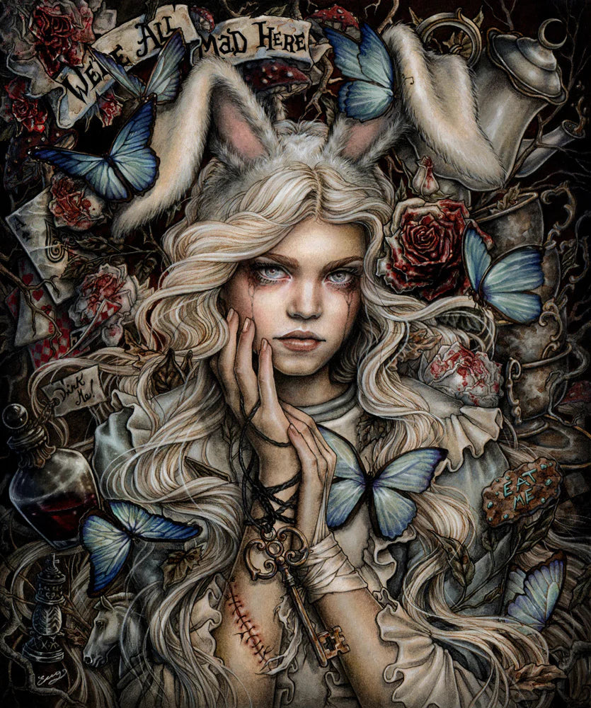 Puzzle Alta Sacerdotessa 1000 Pezzi – Opera D'Arte Di Enys Guerrero, Dimensioni 50x66 Cm, Cartoncino FSC, Regalo Perfetto Per Amanti Del Mistico E Del Dark