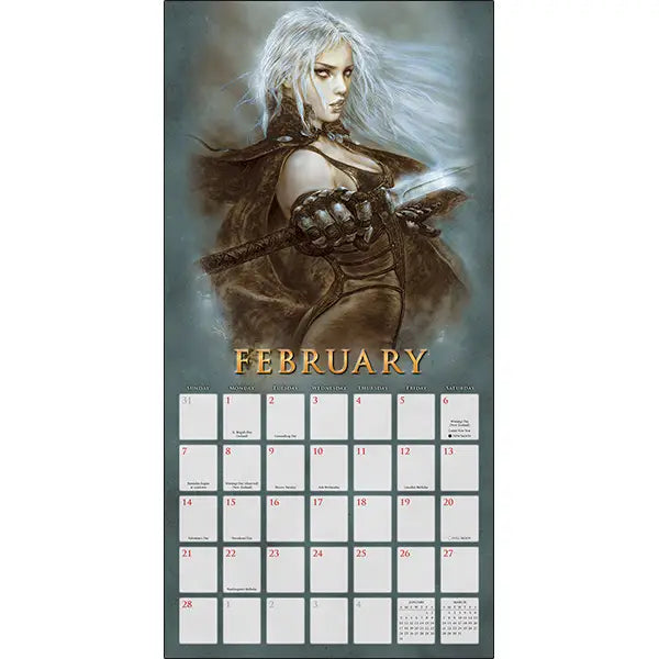 The Fantasy Art of Royo, 2027 Wall Calendar