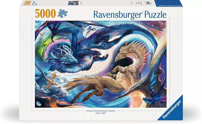 Dragon at Day and Night by Claudya Schmidt, 5000 Piece Puzzle