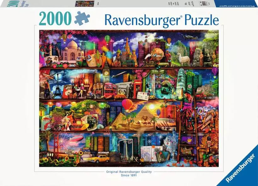World of Books by Aimee Stewart, 2000 Piece Puzzle