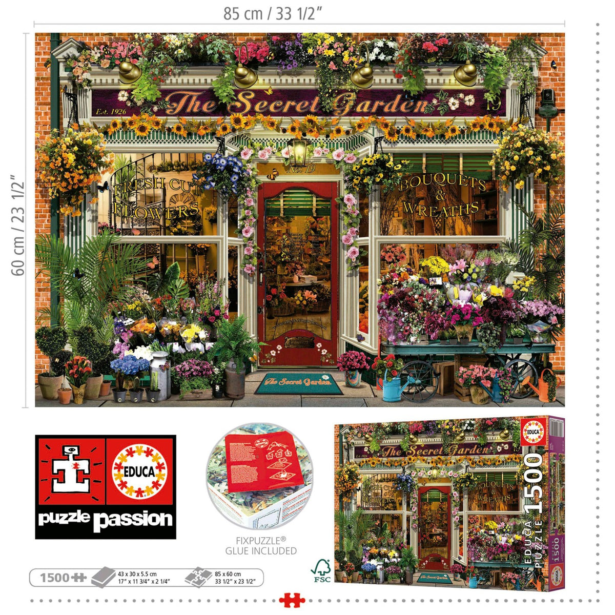 The Secret Garden by Garry Walton, 1500 Piece Puzzle