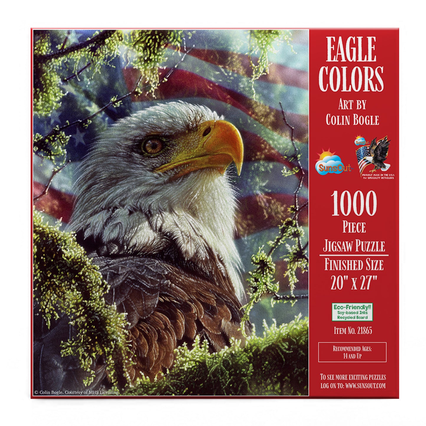 Eagle Colors by Collin Bogle, 1000 Piece Puzzle