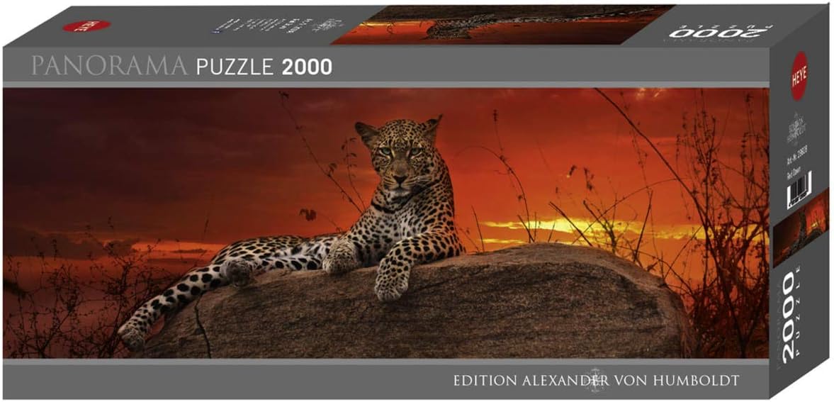 Red Dawn by Alexander von Humboldt, 2000 Piece Panorama Puzzle