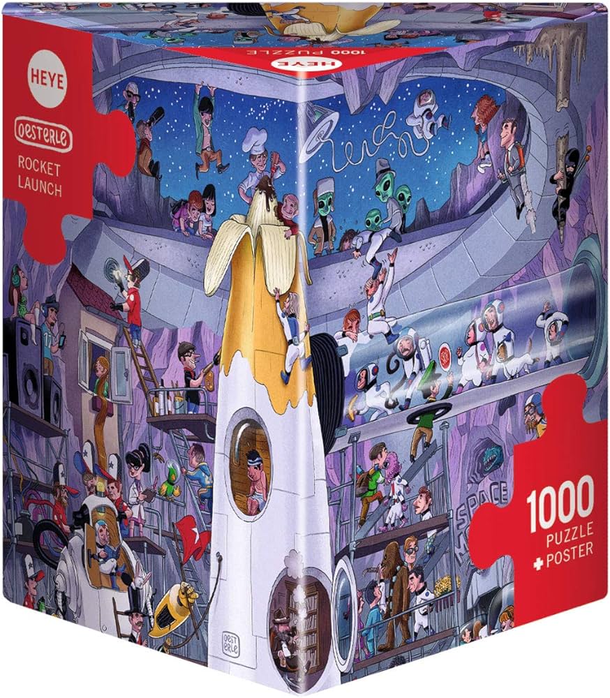 Rocket Launch by Uli Oesterle, 1000 Piece Puzzle