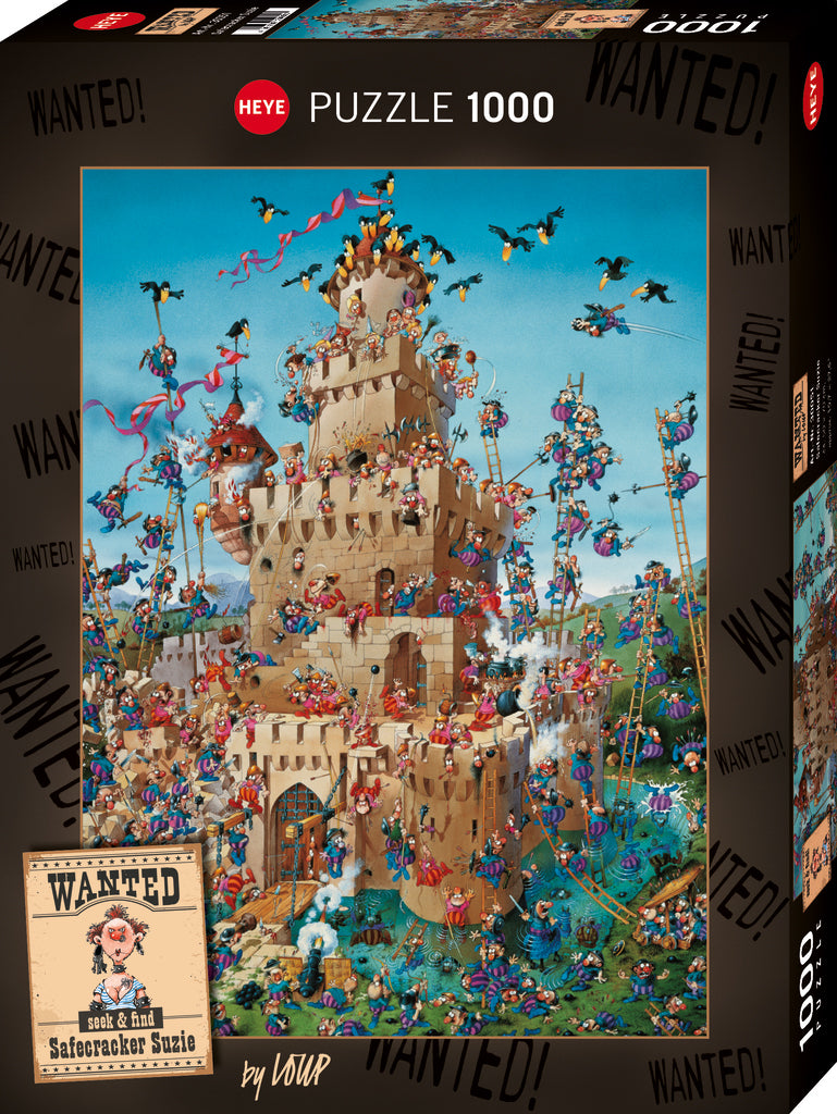 Wanted by Loup - Seek & Find - Safecracker Suzie by Loup, 1000 Piece Puzzle