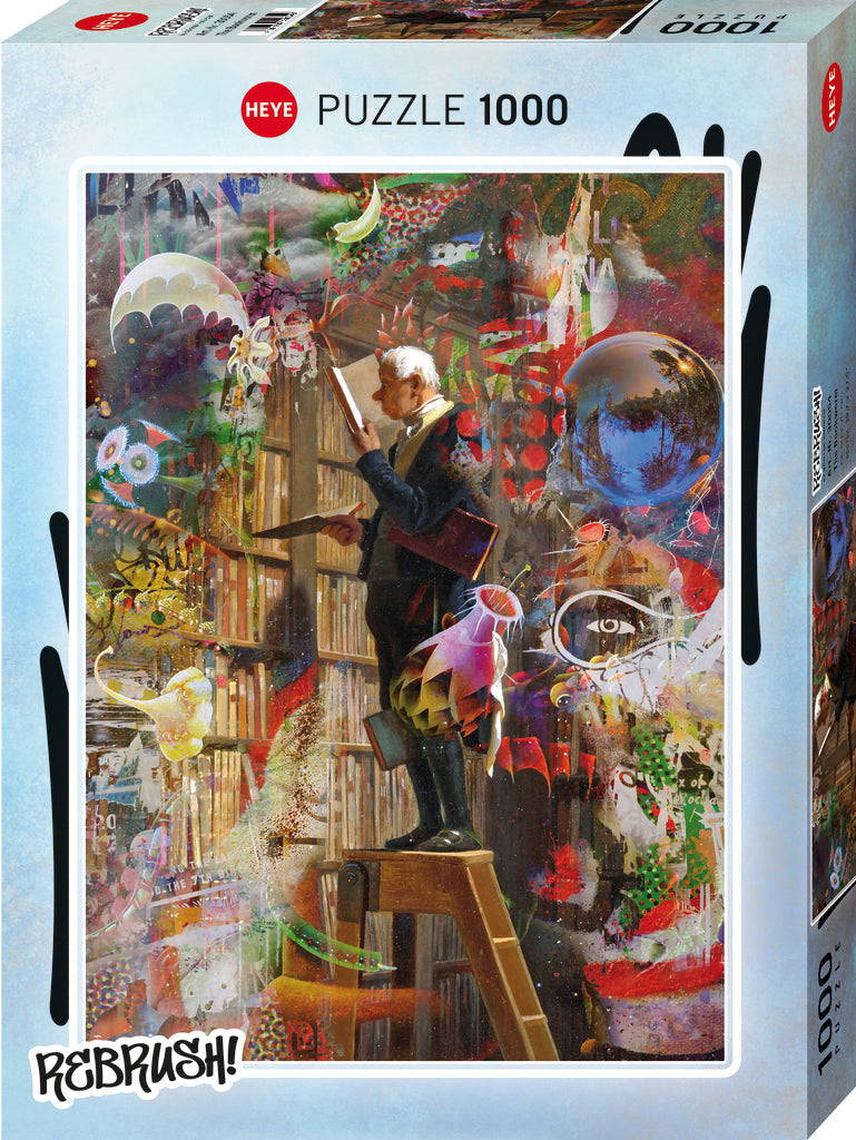 Rebrush! - The Bookworm by Günter Konrad, 1000 Piece Puzzle