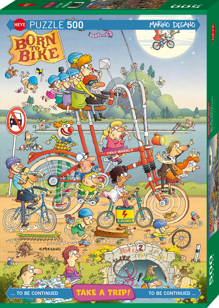 Take a Trip with Marino Degano, 500 Piece Puzzle