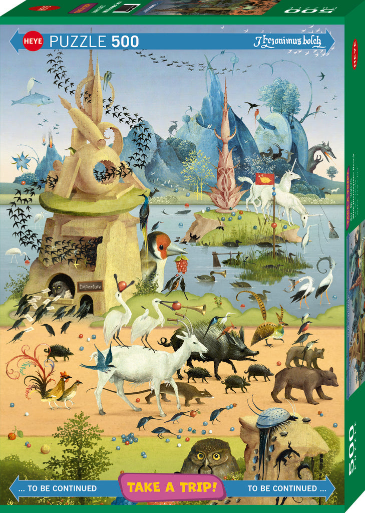 Take a Trip with Hieronymus Bosch by Hieronymus Bosch & Marino Degano, 500 Piece Puzzle