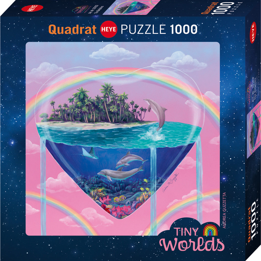 Tiny Worlds - The Dolphins by Andrea Guzzetta, 1000 Piece Puzzle