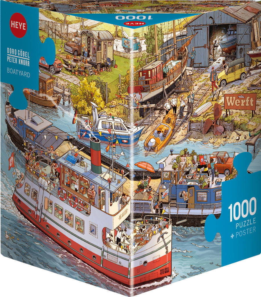 Boatyard by Doro Göbel & Peter Knorr, 1000 Piece Puzzle