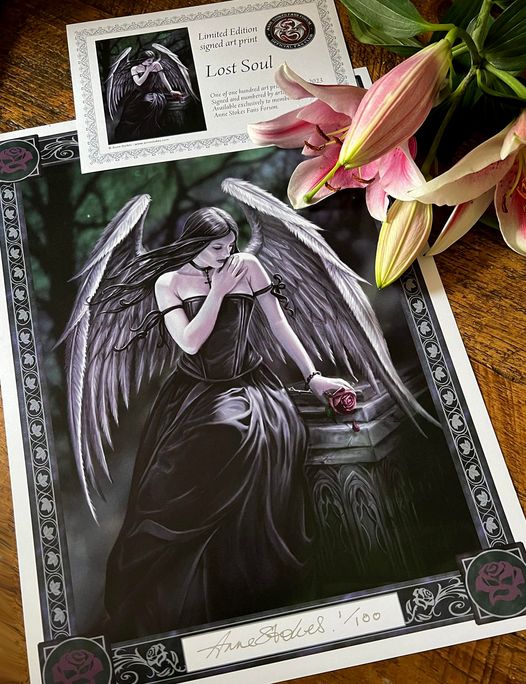 Limited Edition signed prints of Lost Soul by Anne Stokes
