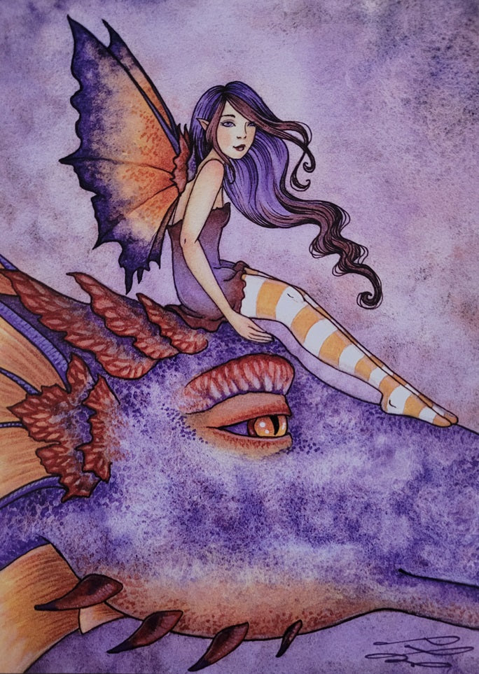 Dragon Ride by Amy Brown, Print