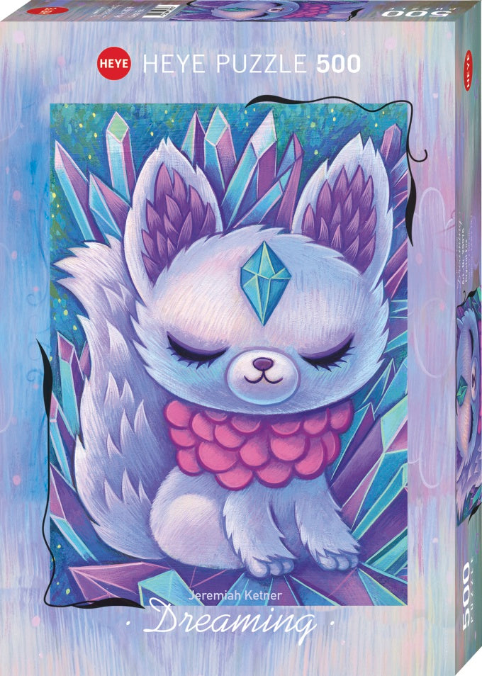 Dreaming - Crystal Fox by Jeremiah Ketner, 500 Piece Puzzle