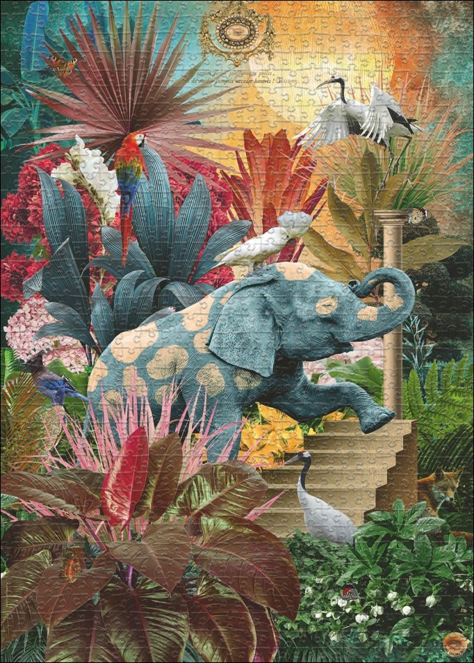 Fauna Fantasies - Elephantaisy by André Sanchez, 1000 Piece Puzzle