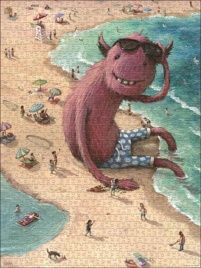 Zozoville - Beach Boy by Mateo Dineen, 1500 Piece Puzzle
