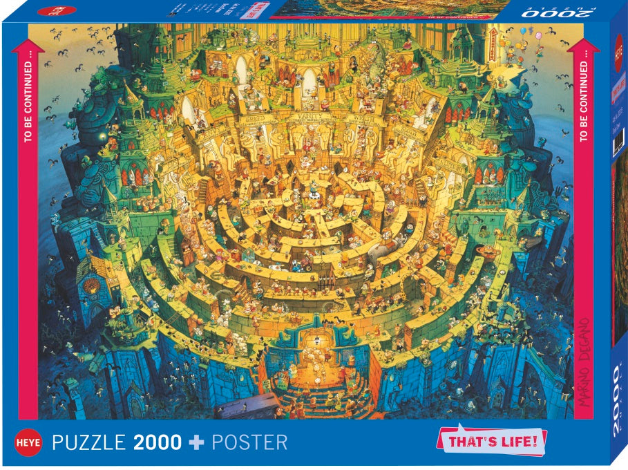 That’s Life! - Deep Down by Marino Degano, 2000 Piece Puzzle