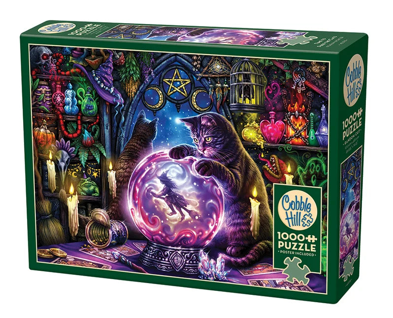 Time to Feed the Cats by Sarah Richter, 1000 Piece Random Cut Puzzle