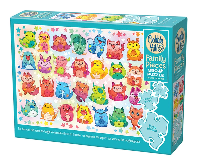 Little Monsters by Michelle Simpson, 350 Piece Random Cut Family Puzzle