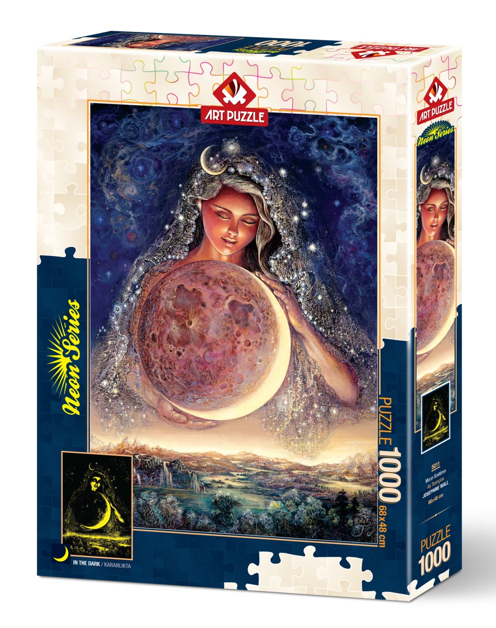Moon Goddess (Glow in the Dark Version) by Josephine Wall, 1000 Piece Puzzle