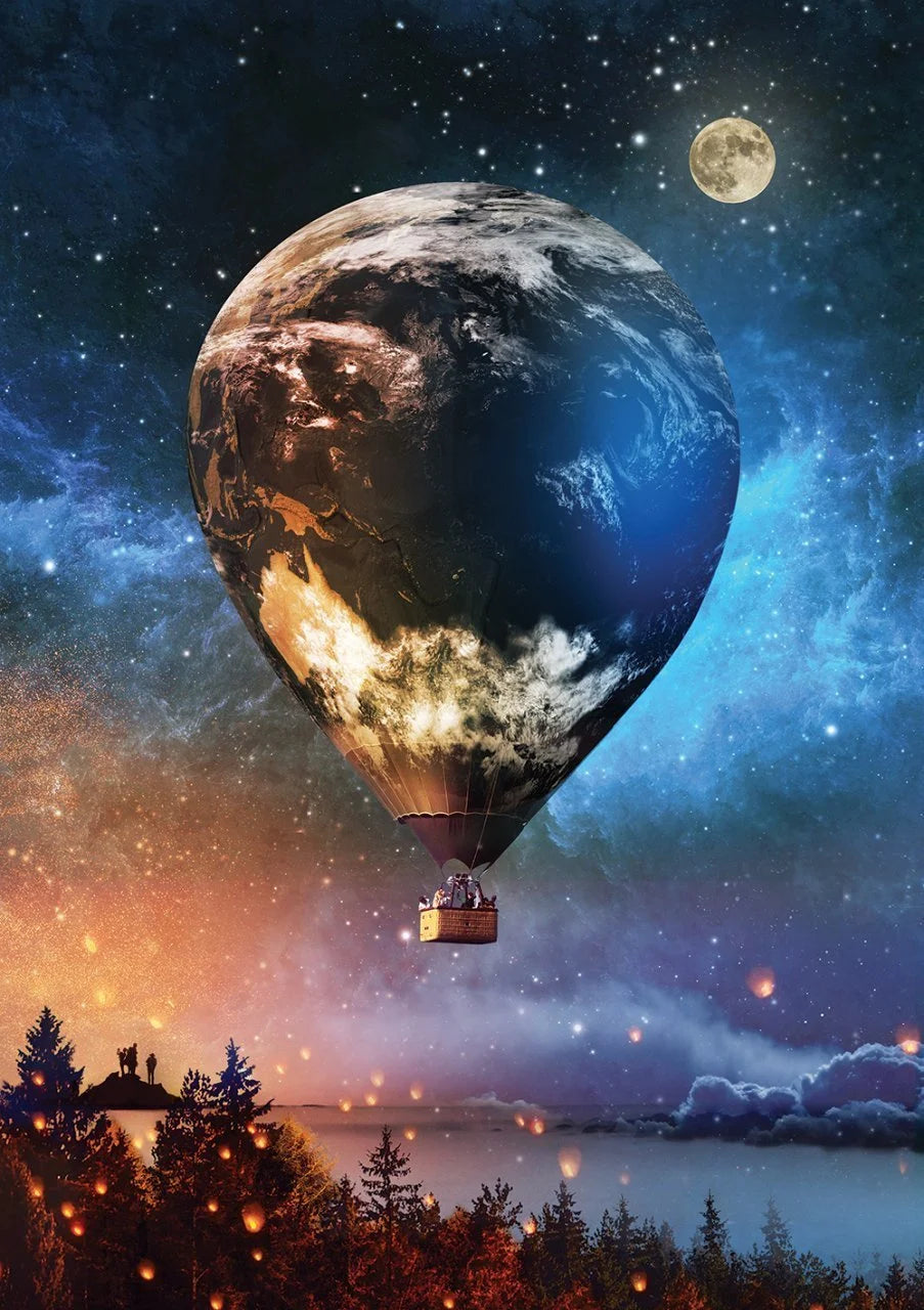 The Journey to the Moon by Natacha Einat, 1000 Piece Puzzle