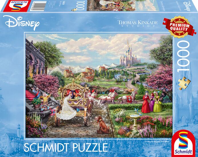 Cinderella Happily Ever After by Thomas Kinkade Studios, 1000 Piece Puzzle