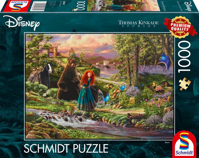 Brave - Merida by Thomas Kinkade Studios, 1000 Piece Puzzle