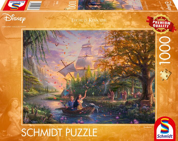 Pocahontas by Thomas Kinkade Studios, 1000 Piece Puzzle