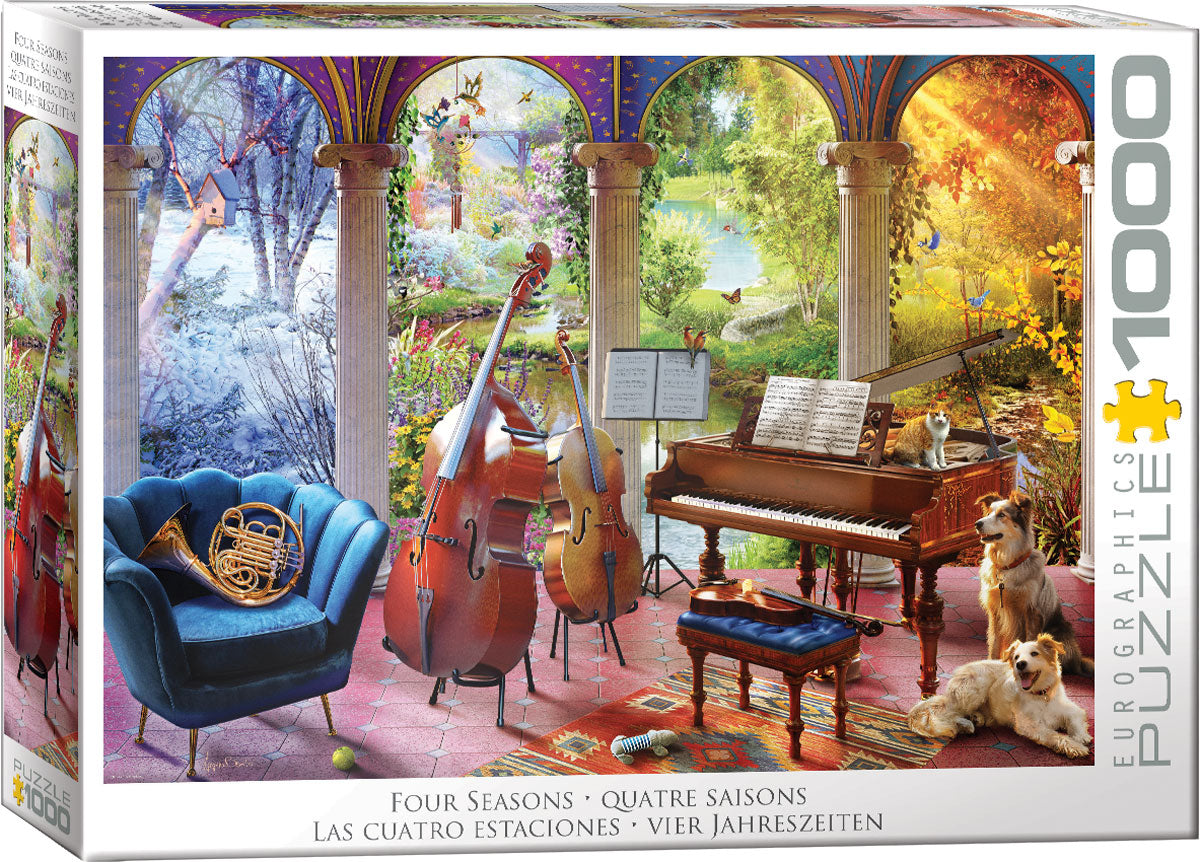 The Four Seasons of Music by Angelo Bonito, 1000 Piece Puzzle