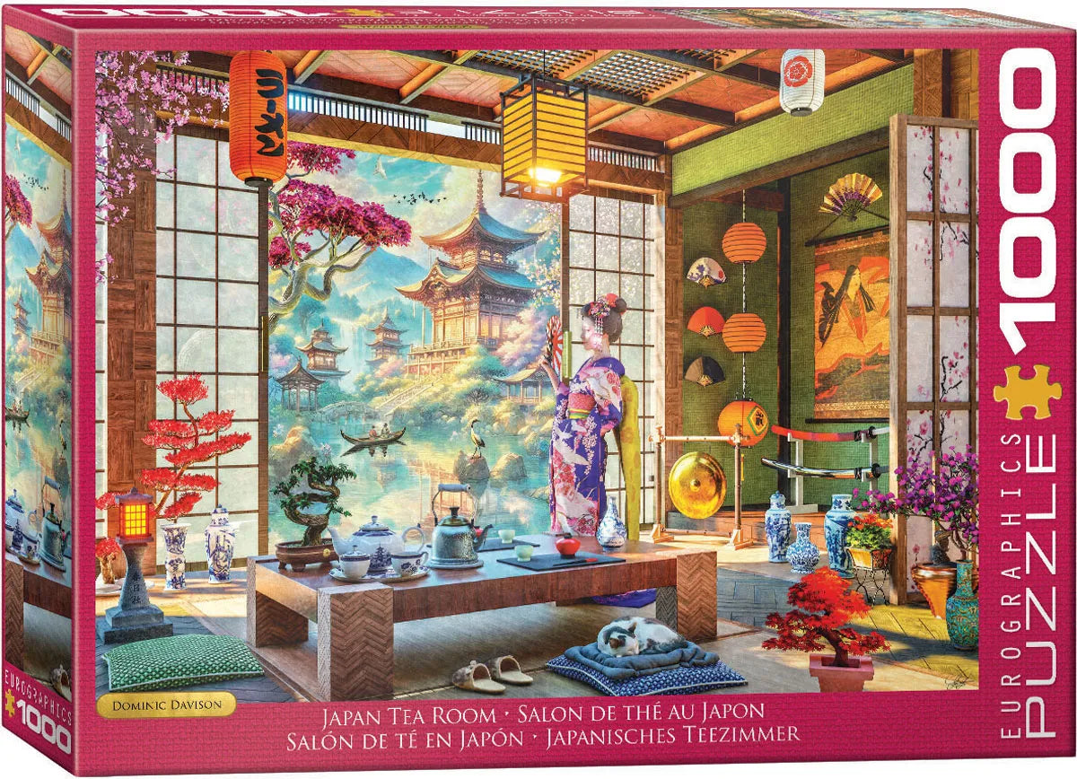 Japan Tea Room by Dominic Davison, 1000 Piece Puzzle