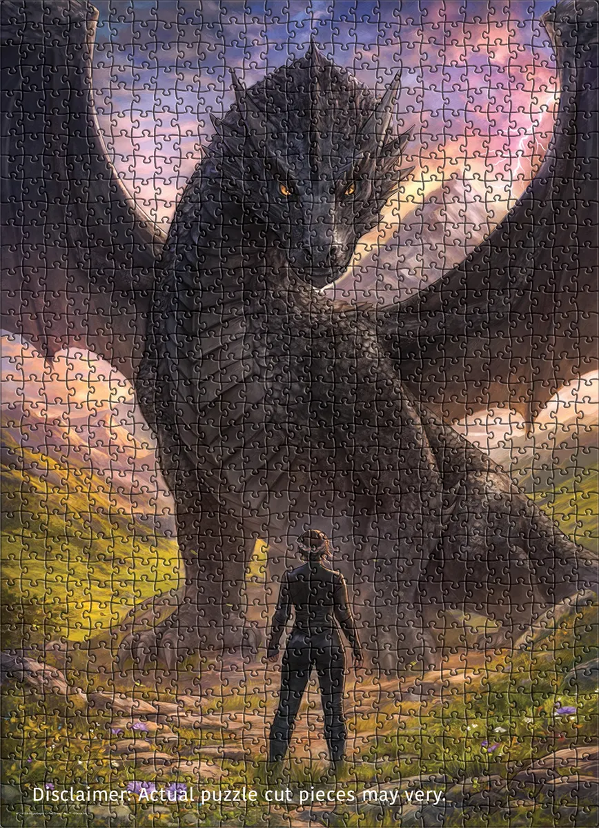 Violet Meets Tairn by Beth Gilbert, 1000 Piece Puzzle