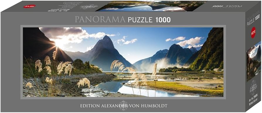 Milford Sound by Sarah Sisson, 1000 Piece Panorama Puzzle