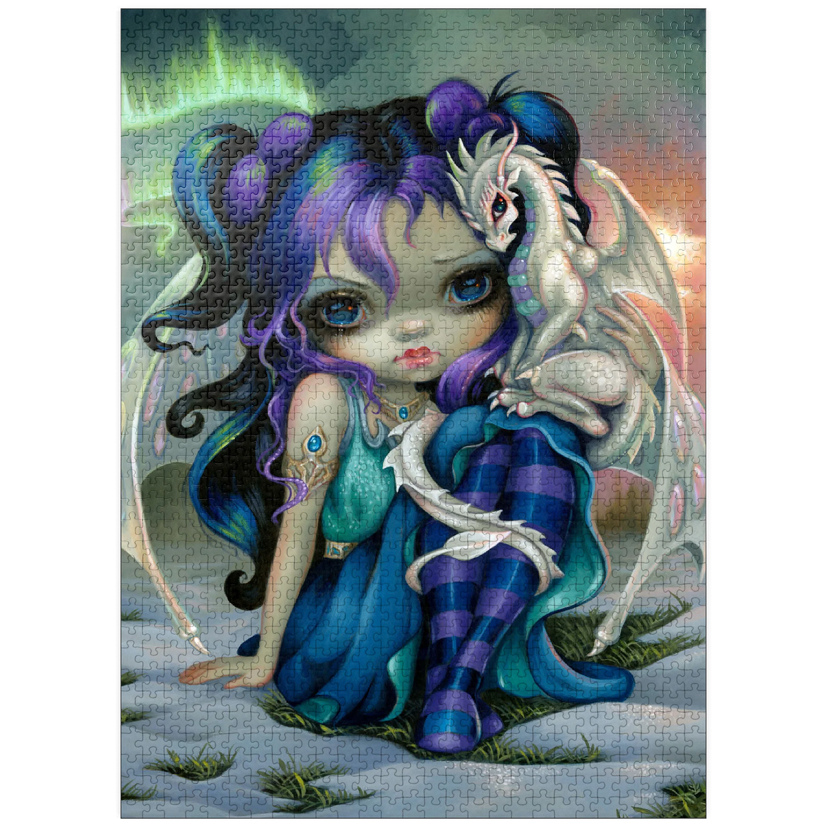 Frost Dragonling by Jasmine Becket-Griffith, 1000 Piece Puzzle