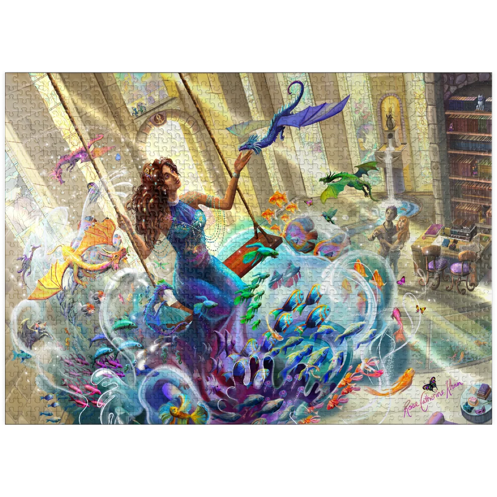 Aquarium Magic by Rose Khan, 1000 Piece Puzzle