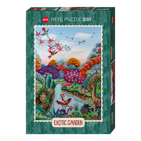 Exotic Garden - Plant Paradise by Marie Amalia Bartolini, 500 Piece Puzzle