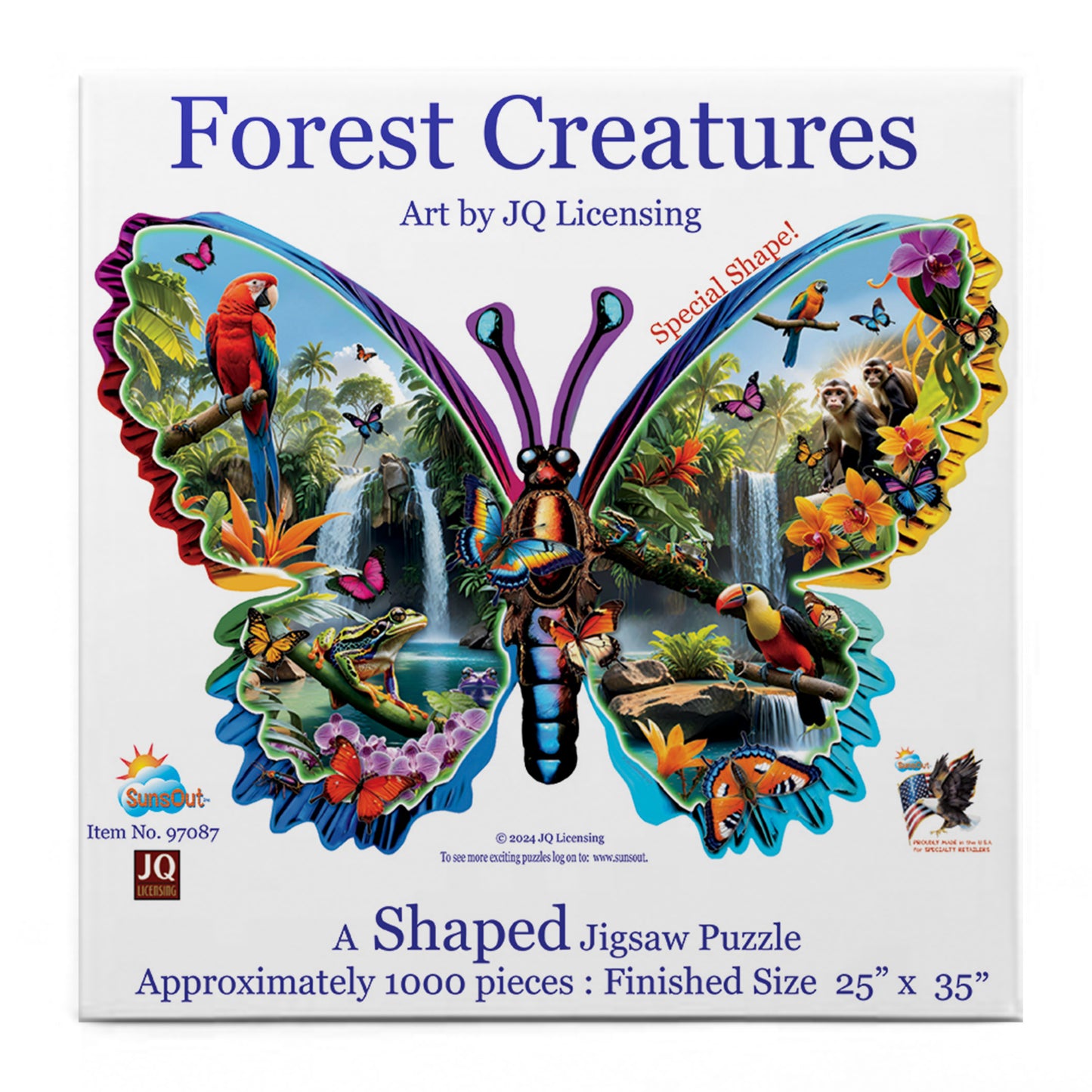 Forest Creatures from JQ Licensing, 1000 Piece Shaped Puzzle