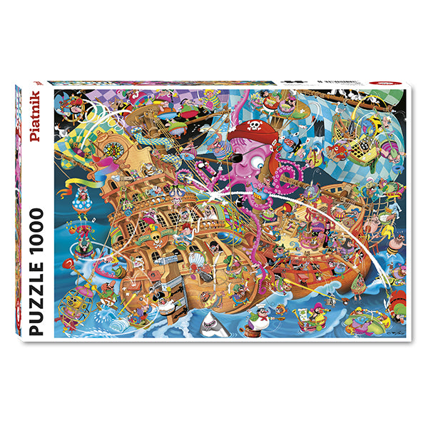 The Pink Pirate by RJ Crisp, 1000 Piece Puzzle