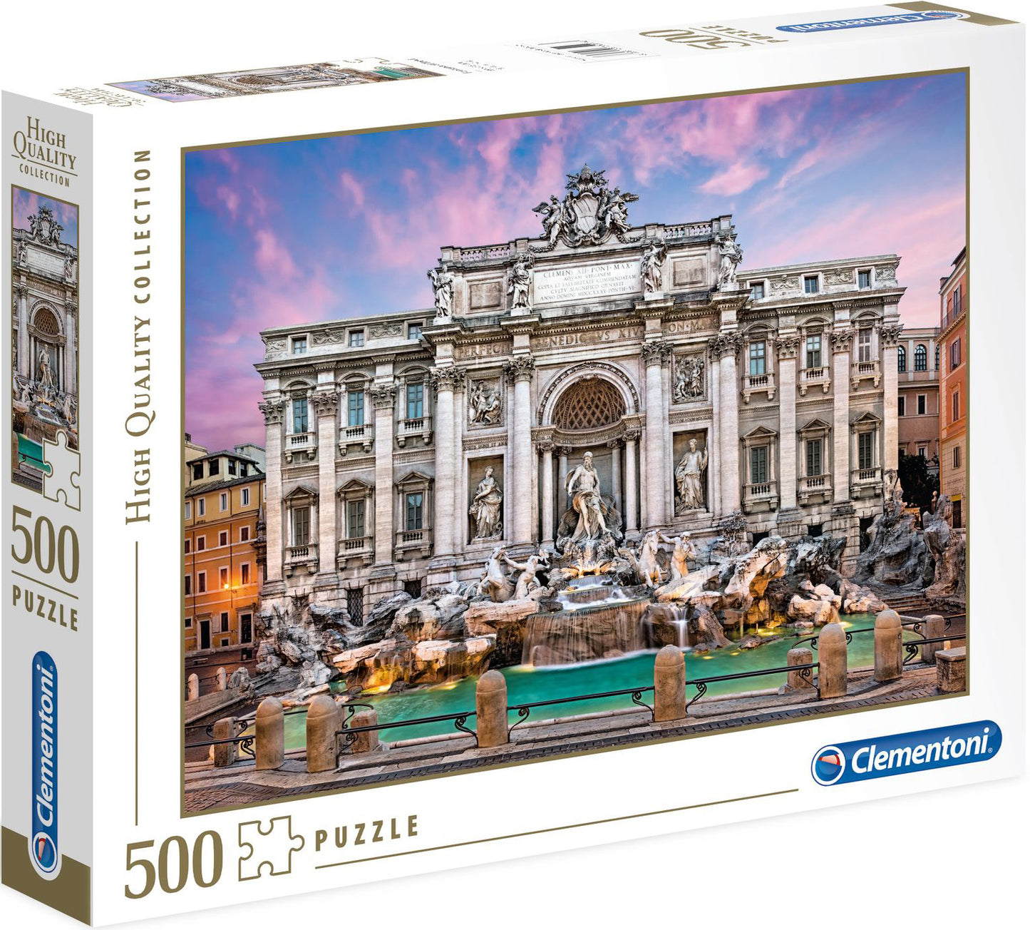 Trevi Fountain by Clementoni, 500 Piece Puzzle