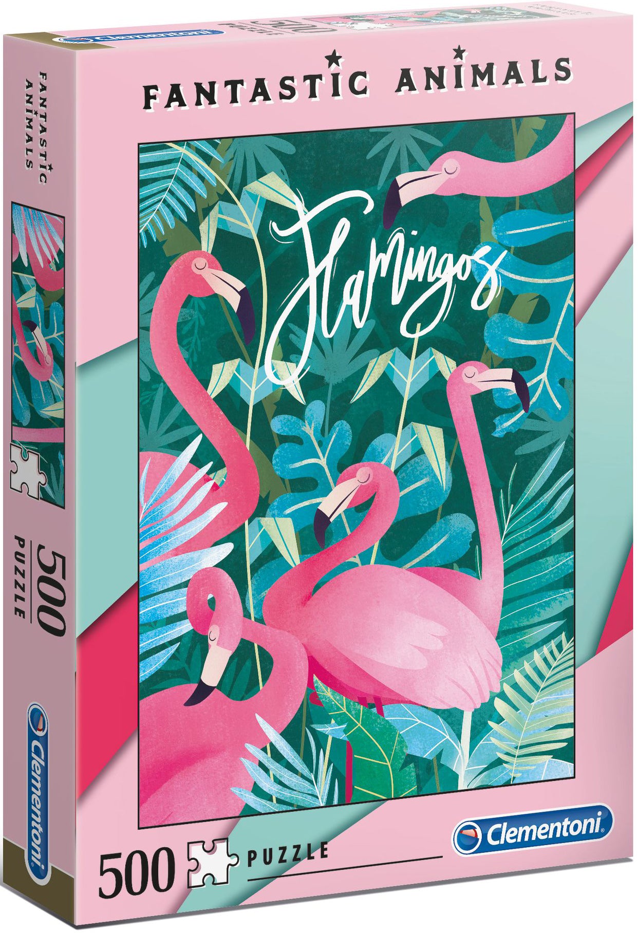 Fantastic Animal - Flamingos by Clementoni, 500 Piece Puzzle