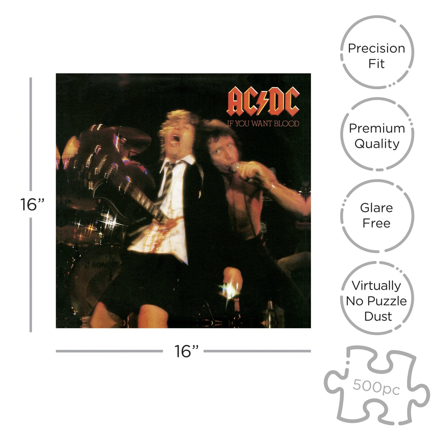 AC/DC If You Want Blood, 500 Piece Puzzle