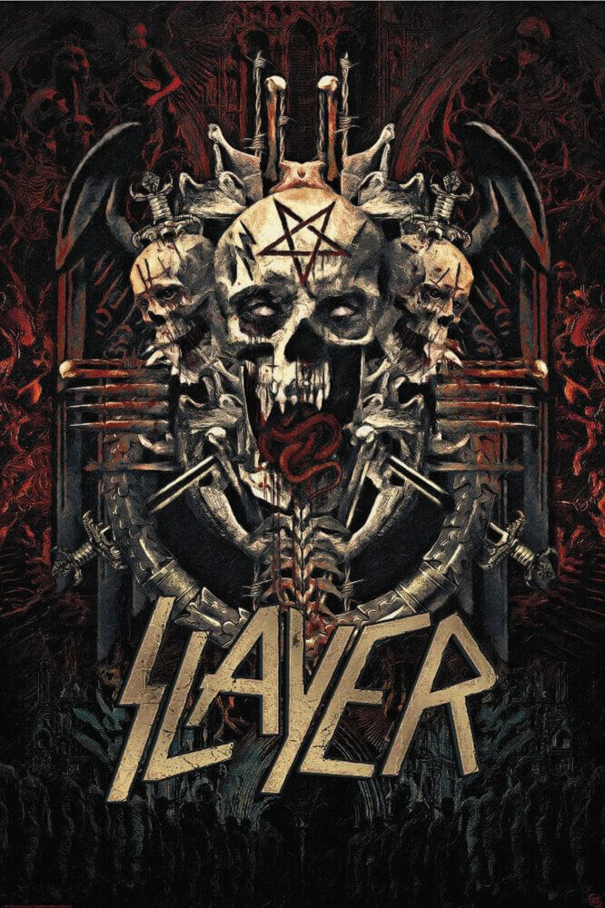 Slayer Skullagram Poster