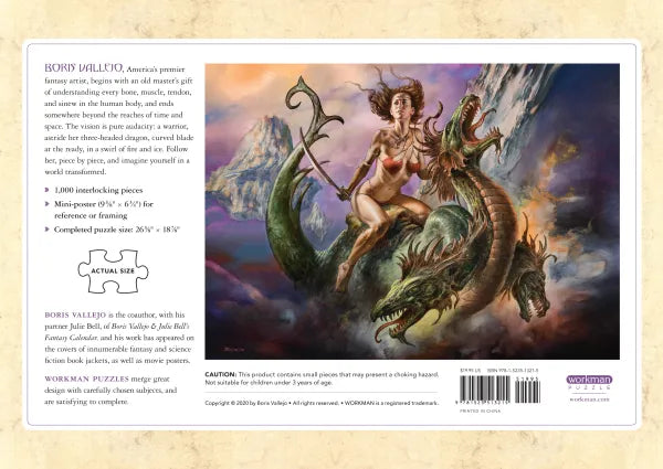 Fearless Rider by Boris Vallejo, 1000 Piece Puzzle