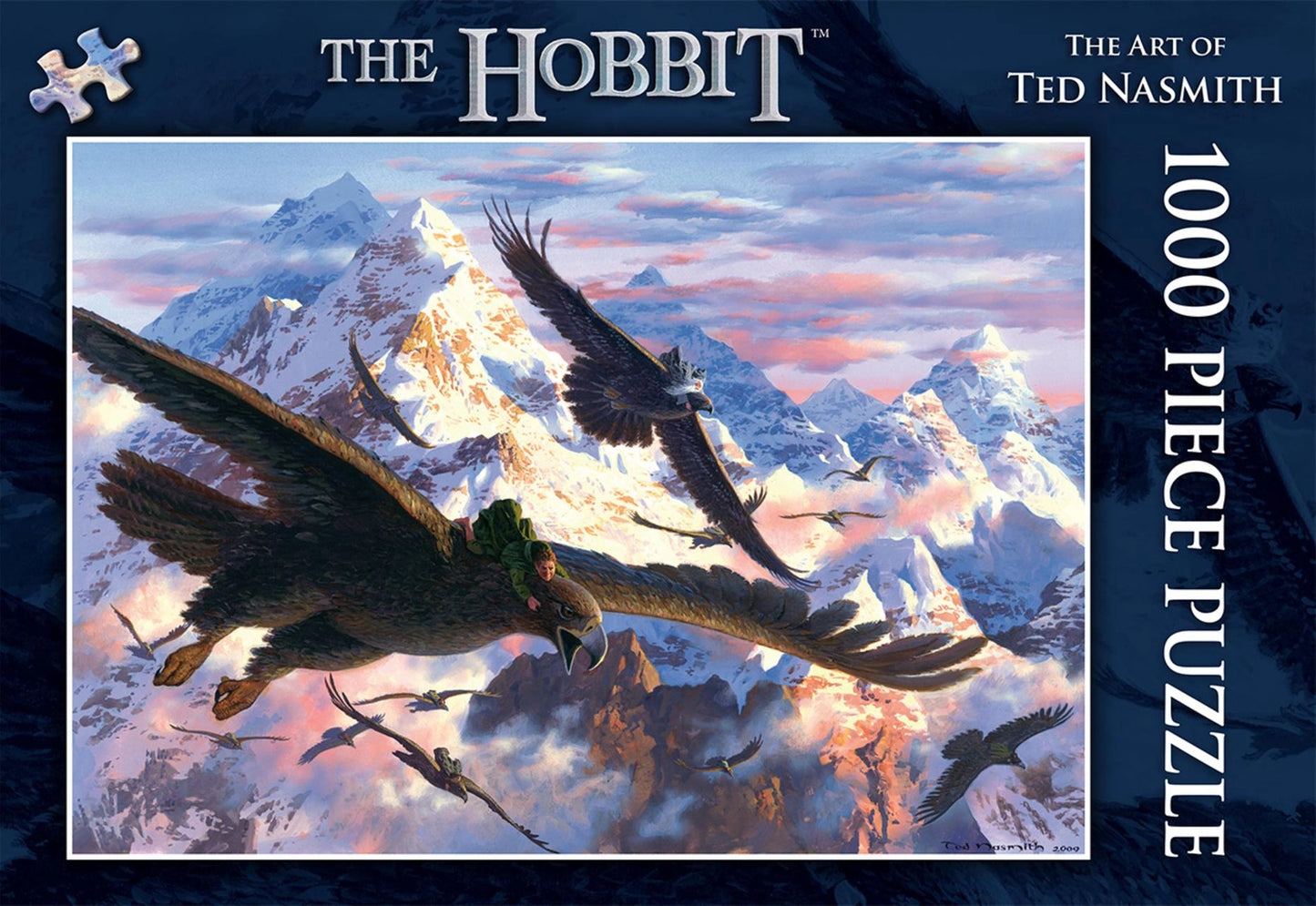 The Hobbit: Bilbo and the Eagles by Ted Nasmith, 1000 Piece Puzzle