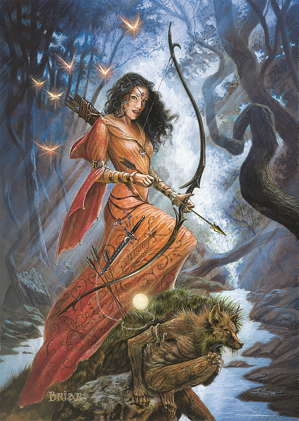 Diana by Briar, Greeting Card