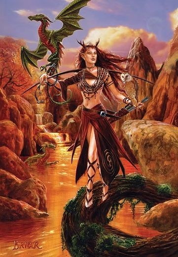 Artemis by Briar Greeting Card