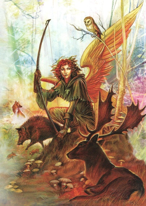 Angel Of Earth by Briar Greeting Card