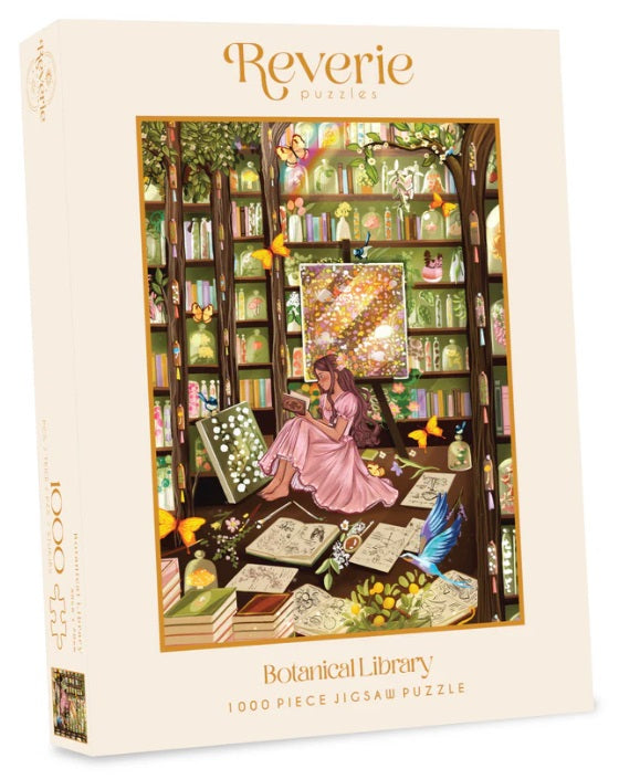 Botanical Library by Lorena Cerqueira, 1000 Piece Puzzle