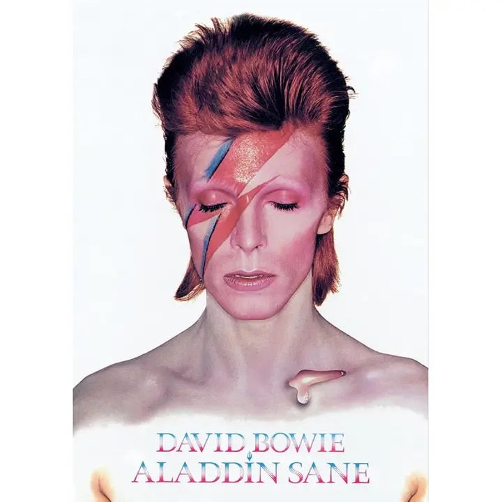 David Bowie - Aladdin Sane, A6 Postcard Print