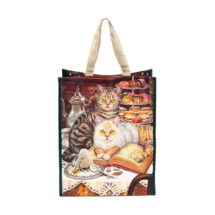 Lisa Parker Brewed Prophecies Cat Reusable Shopping Bag