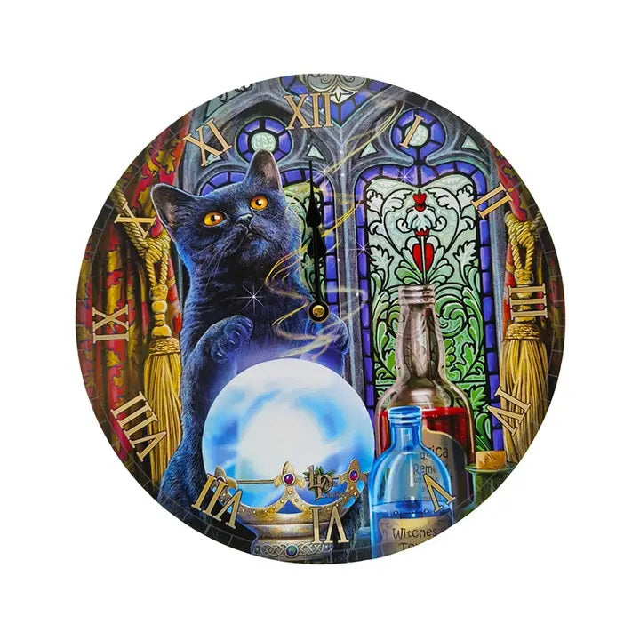 Witches Apprentice by Lisa Parker, Wall Clock