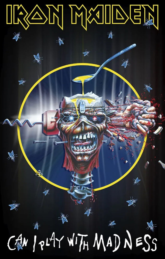 Iron Maiden - Can I Play With Madness, Textile Poster
